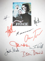 Fringe Signed TV Script X9 Anna Torv Joshua Jackson John Noble Abrams reprint - £7.90 GBP