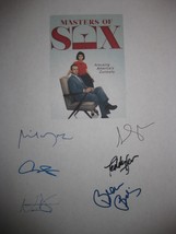 Masters of Sex Signed TV Script x6 Michael Sheen Lizzy Caplan Beau Bridges repnt - £9.74 GBP