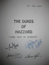 The Dukes of Hazzard Signed TV Script Tom Wopat John Schneider Bach Pyle reprint - £12.07 GBP