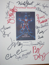 Christmas Vacation Signed Script X14 Chevy Chase D&#39;Angelo Quaid Lewis re... - £12.20 GBP