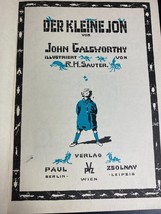 Der Kleine Jon Von John Galsworthy The Little Man German Book Illustrated - £7.65 GBP