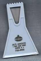 Collectible Ice Scraper Al&#39;s Amoco, West Main Str, Clinton, NJ Circa 1970/1971 - £19.74 GBP