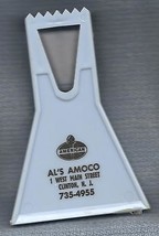 Collectible Ice Scraper Al&#39;s Amoco, West Main Str, Clinton, NJ Circa 197... - $24.70