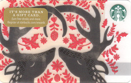 Starbucks 2017 Holiday Deer Collectible Gift Card New No Value - £2.36 GBP