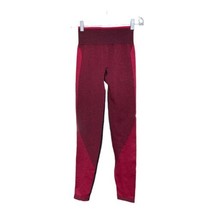 Pink Victorias Secret Womens Red Seamless Athletic Yoga Workout Leggings... - $17.81