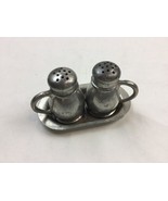 Federal Pewter Number 200 Salt And Pepper Shaker With Serving Tray - £15.26 GBP