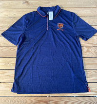 NFL team apparel NWT men’s Chicago bears polo shirt size L blue s11 - $22.36