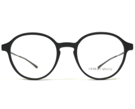 Giorgio Armani Eyeglasses Frames AR7071 5042 Matte Black Round 49-19-145 - £93.47 GBP