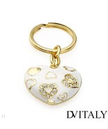 DV ITALY Crystal Heart Key Ring - £19.59 GBP