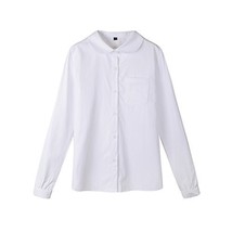 Beautifulfashionlife Women`s Cotton White Long Sleeve Shirts(2XL bust 42inch) - £20.74 GBP