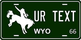 Wyoming 1966 Personalized Tag Vehicle Car Auto License Plate - £13.17 GBP