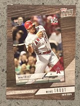 2019 Topps NOW Review Mike Trout #TN-8 Los Angeles Angels MLB $2.88 B3G1 - $2.88