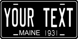 Maine 1931 License Plate Personalized Custom Auto Bike Motorcycle Moped Key Tag - £8.64 GBP+