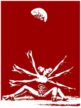 2104.Ballet dancers under moon quality Poster.Wall Decorative Art.decor - £12.94 GBP+