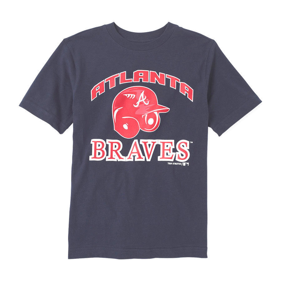 Primary image for MLB Atlanta Braves Girls Boys T-Shirts Size XSmall 4 NWT