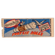 Vintage Matchbook Cover Flying Tootsie Roll 1920s Lion Match Co Bobtail Candy - £3.94 GBP