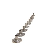 Snap Fastener, Eyelet Portion Only 1/4&quot; Line 24 Stainless Steel 200 Piec... - $650.62 MXN
