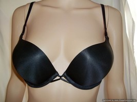 Victoria&#39;s Secret Miraculous Plunge Bra-Black-Size: 36A - £11.76 GBP