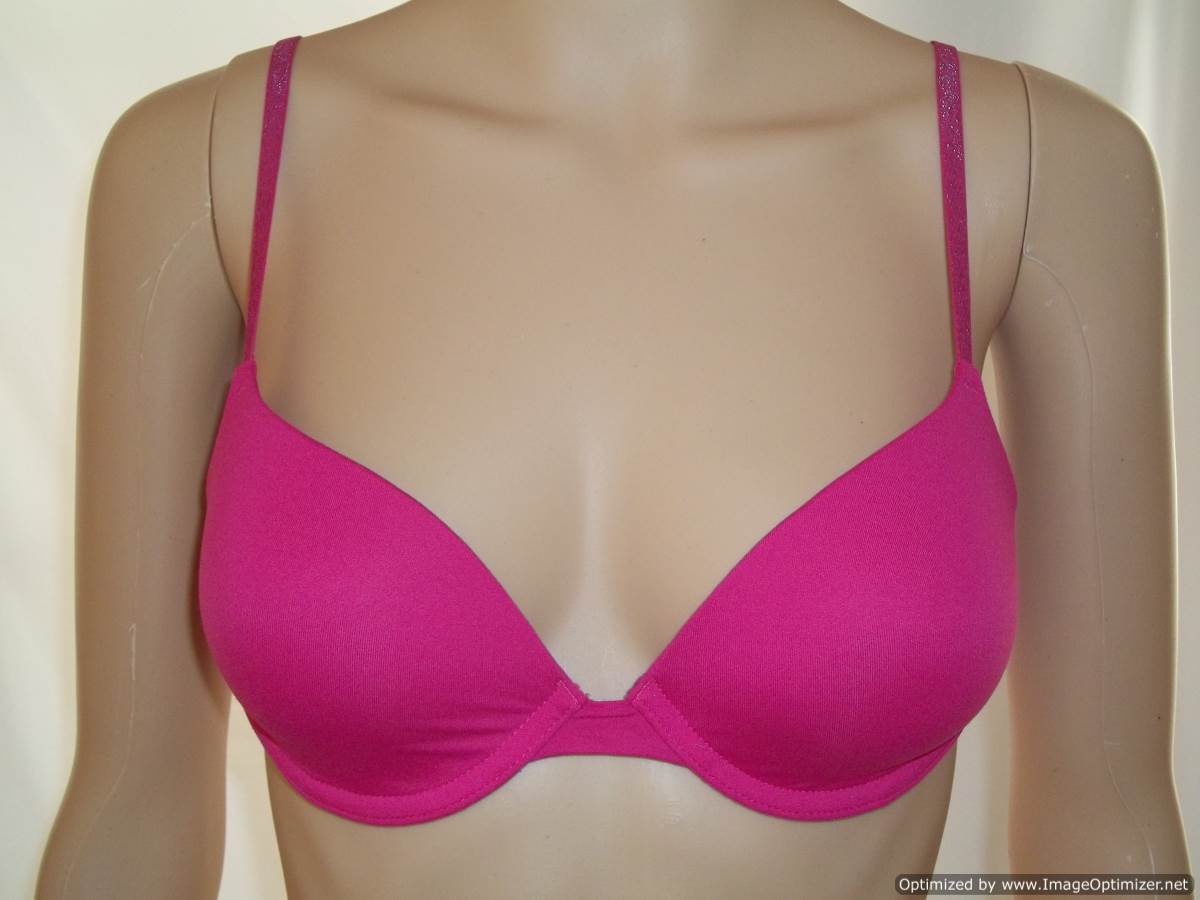 Primary image for Victoria's Secret PINK Wear Everywhere Demi Bra-Color: Pink-Size: 34B