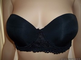 It&#39;s Just A Kiss Padded Underwire Bra - Black-Size: 36B-New with Tags - £11.79 GBP