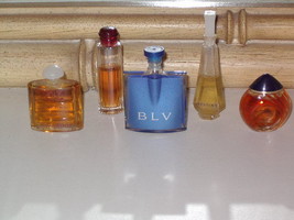 Charming Collection Small Perfume Bottles, Opium,Burberrys,Blv,Destiny,Boucheron - £31.86 GBP