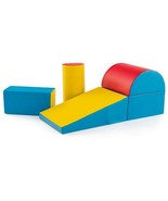 5-Piece Kids Climb and Crawl Activity Playset-Red - Color: Red - €129,57 EUR