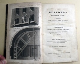 Builders Complete Guide c1825 First Edition Calf Binding Georgian Architecture - £131.36 GBP