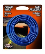 Coleman Cable 55668233 16-Gauge 24-Foot Automotive Copper Wire, Blue - $19.59