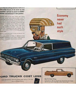 1961 Ford Falcon Station Wagon Advertisement Automobilia Pickup Truck DW... - $551.07 MXN