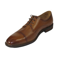 Men's Shoes Steve Madden Soft Leather upper Lace Up Navin Brandy image 4