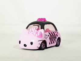 Takara Tomy Dream Tomica Vehicle Diecast Car Figure Hello Kitty White Cat Strip - £23.59 GBP