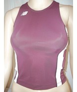 New Balance Womans&#39; Workout Tank Top-Marron and White-Size:XXS - £11.79 GBP