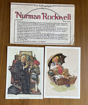 Norman Rockwell The Fisherman And Doctor &amp; The Doll Set Of Two Lithographs - £7.81 GBP