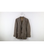Vtg 70s Streetwear Mens 44L Wool Tweed Rainbow Striped Blazer Jacket Sui... - $108.25 CAD