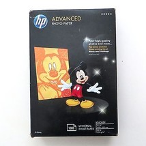 NEW HP Advanced 4x6&quot; Glossy Photo Paper 100 Ct Inkjet 2010 Mickey Mouse ... - £5.41 GBP