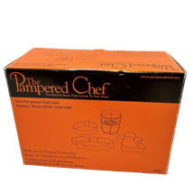Pampered Chef Halloween Cookie Cutter Set Bat Ghost Pumpkin New Old Stock In Box - £8.46 GBP