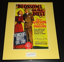 Marsha Hunt Signed Framed 16x20 Photo Poster Display Blossoms in the Dust - £78.44 GBP
