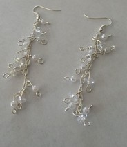 Pair of Cascading Beaded Dangling Earrings Pierced (several pairs available) - $18.99