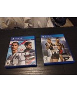EA Sports UFC 2 &amp; FIFA 19 Video Game PS4 Sony PlayStation Lot Of 2 - $18.71