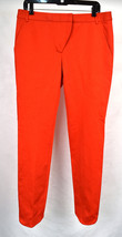EQ:IQ Red Stretch Cotton Dress Pants 44 Womens NWT - £34.99 GBP