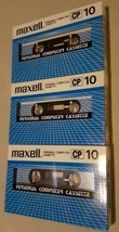 Maxell Personal Computer Cassette CP10 Lot of 3 SEALED - £15.48 GBP