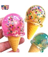 Ice Cream Cone Crystal Slime DIY Mud Kids Intelligent Hand Gum Rubber Cl... - £6.03 GBP+
