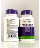 Pack of 2 Natrol Melatonin 3mg Sleep Aid Dietary Supplement 60 Tablets/Pack - €12,78 EUR