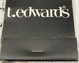 Giant Feature Matchbook T. Edwards  Fashion Stores For Women  gmg  Unstruck - $24.75