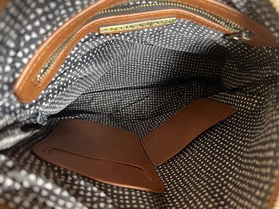 Antik Kraft Woman’s 2 Piece Purse Set Cognac-1 Tote With A Removable Smaller Bag Item image 6