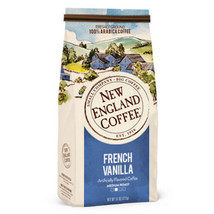 NEW ENGLAND COFFEE FRENCH VANILLA GROUND COFFEE 11OZ - £11.10 GBP