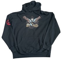 Blizzard World Of Warcraft Hoodie Sweatshirt Men’s Sz L Overwatch Reaper... - $39.55