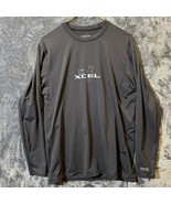 XCEL Shirt Mens Large Black Rashguard UPF 50+ UV Fishing Scuba Underlayer - $22.64