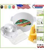 Professional-Grade Cheese Mold and Strainer Set - Perfect for Artisan Ch... - $44.74 CAD