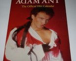 Adam Ant Calendar Vintage 1984 Danilo UK Spiral Bound New Unused - $39.99